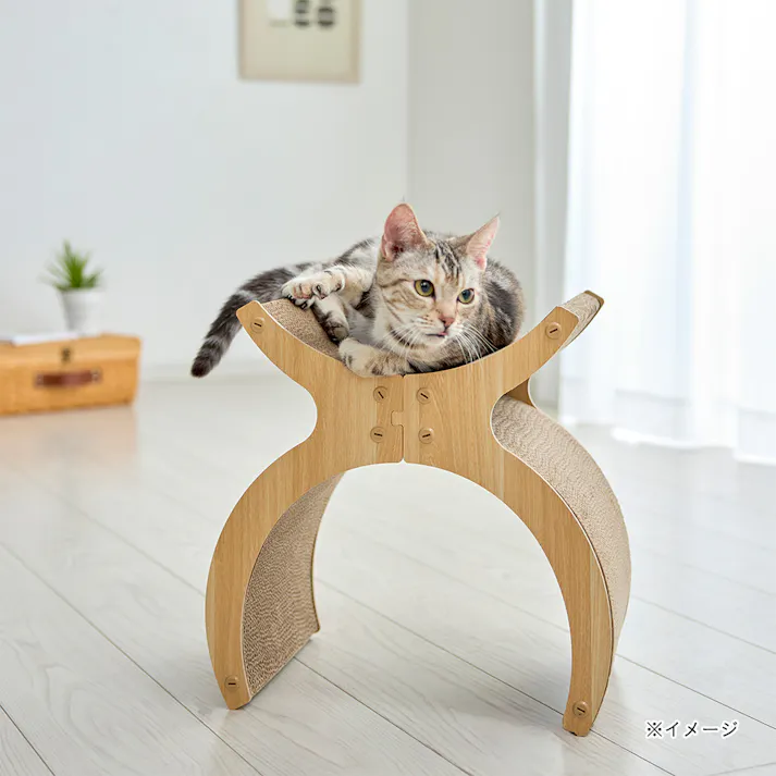 交換できる爪とぎファニチャーハイベッド