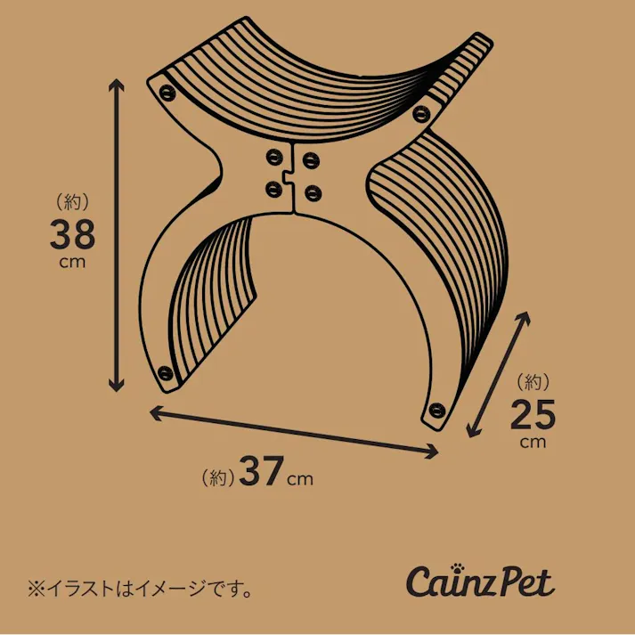 交換できる爪とぎファニチャーハイベッド
