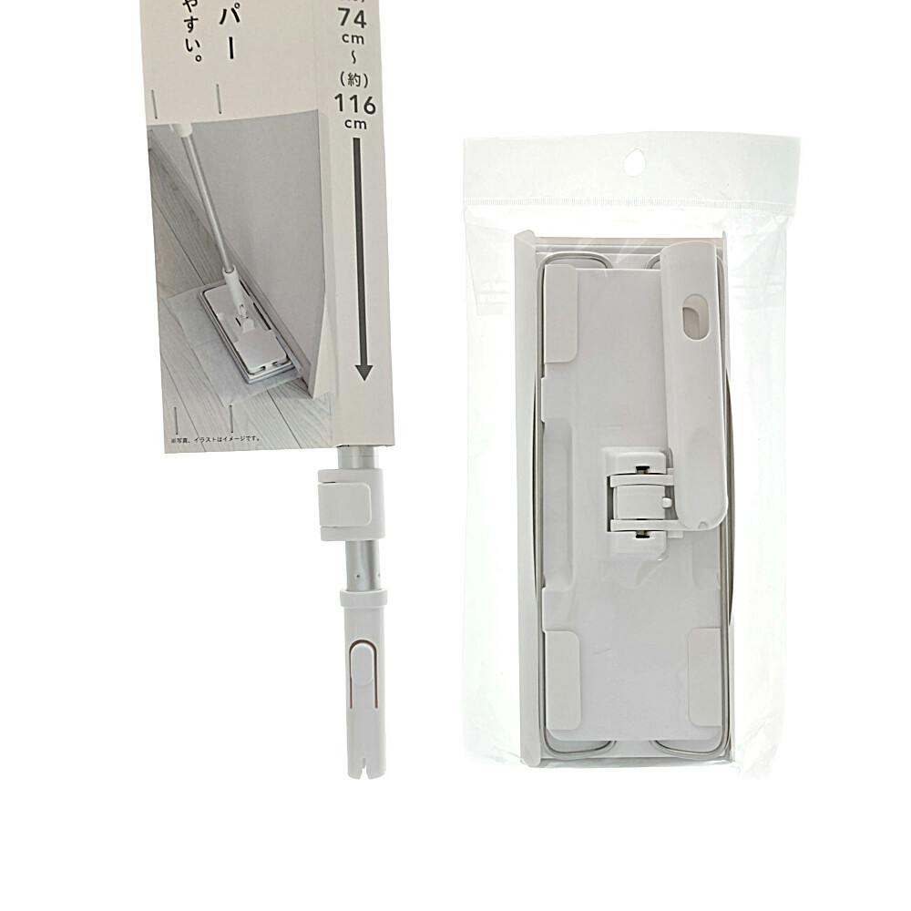 シートが貼り付く 立つフローリングワイパー ホワイト | 室内掃除 通販