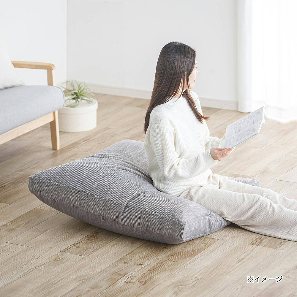 MasterWal ヘリンボーンクッション グレー 大きめ MasterWal