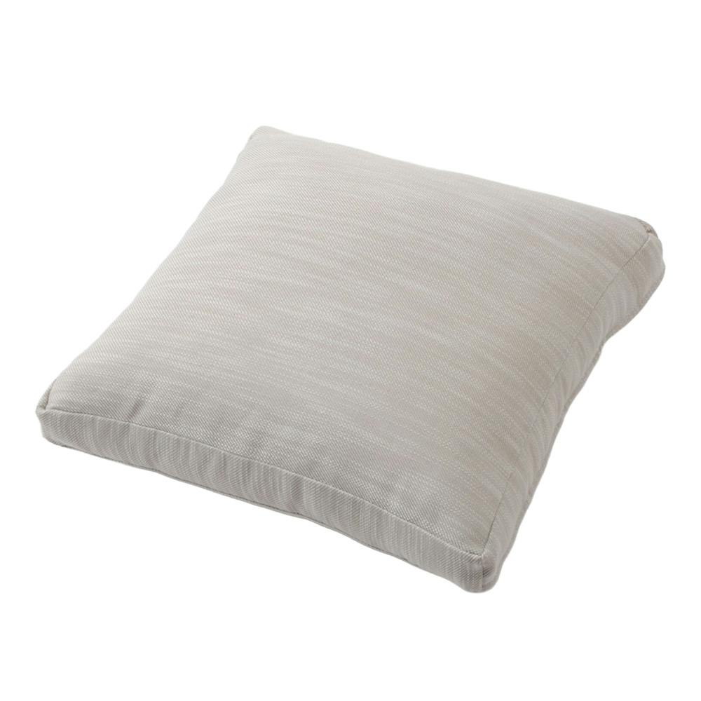 カバーが洗えるクラウドクッション ベージュ 幅60cm 奥行60cm