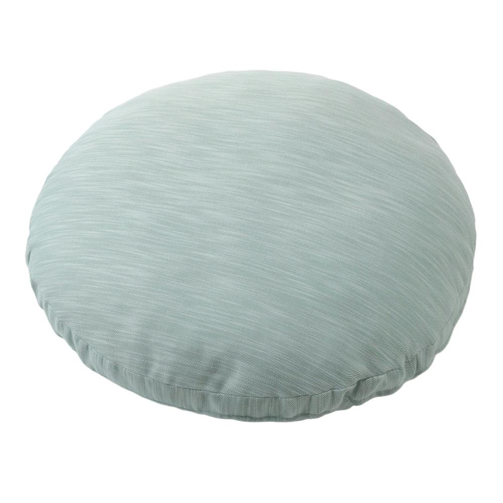 カバーが洗えるクラウドクッション ミント 幅120cm 円形