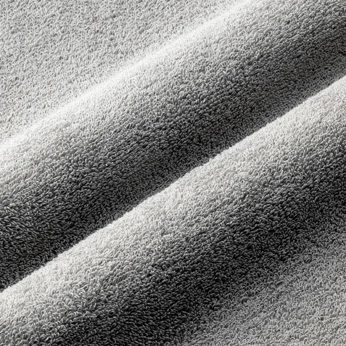 毛羽落ちしにくい抗菌防臭 フェイスタオル グレー