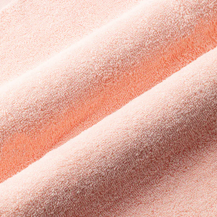 毛羽落ちしにくい抗菌防臭 スリムバスタオル ピンク