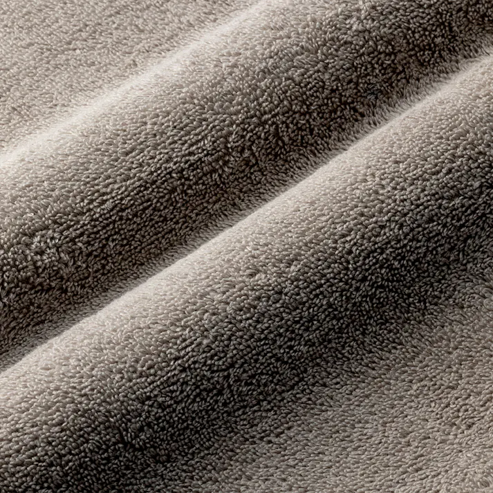 ふんわりやわらかスリムバスタオル ウォームグレー