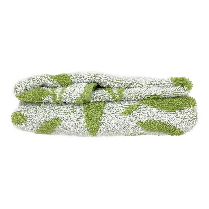 ふんわりやわらかスリムバスタオル リーフグリーン