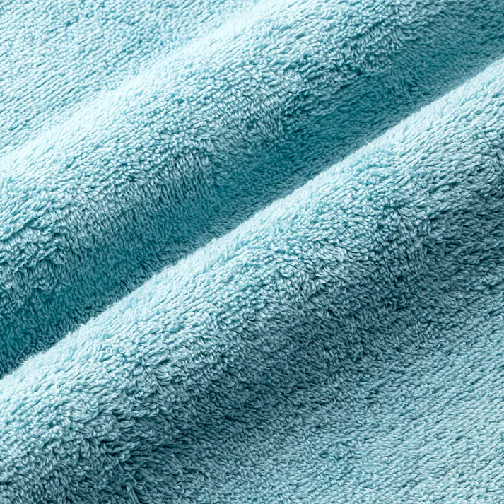 ふんわりやわらかバスタオル ブルー
