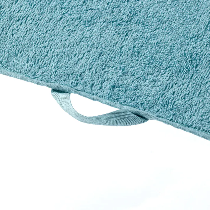 ふんわりやわらかバスタオル ブルー