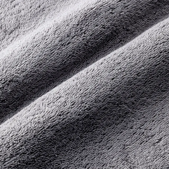 洗濯してもふんわり長持ちバスタオル グレー