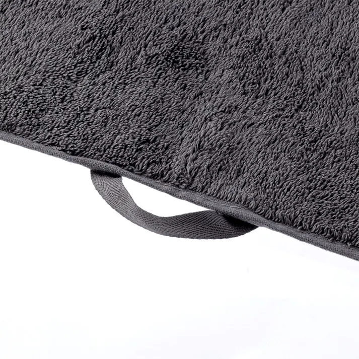 洗濯してもふんわり長持ちバスタオル グレー