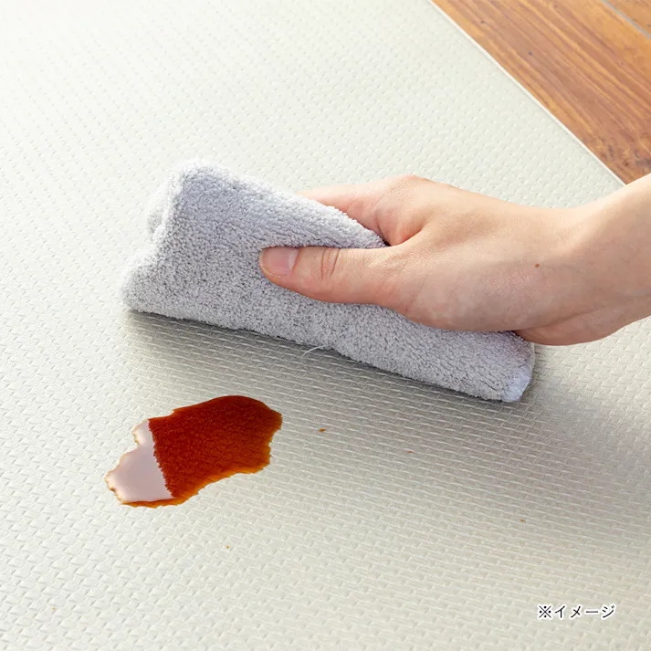 すき間を埋めるキッチンマット L-Fit ベージュ 45×120cm 厚み6mm クッション性 抗菌 燃えにくい 防カビ 拭くだけお手入れ