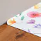 すき間を埋めるキッチンマット L-Fit フラワー 45×120cm 厚み6mm クッション性 抗菌 燃えにくい 防カビ 拭くだけお手入れ