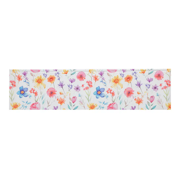 すき間を埋めるキッチンマット L-Fit フラワー 45×180cm 厚み6mm クッション性 抗菌 燃えにくい 防カビ 拭くだけお手入れ