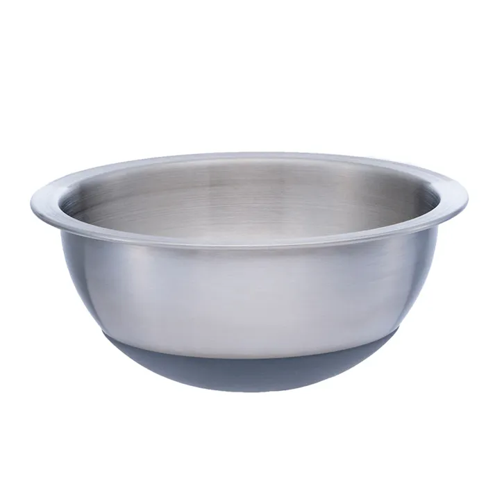 滑りにくいステンレスボウル 15cm 目盛付き