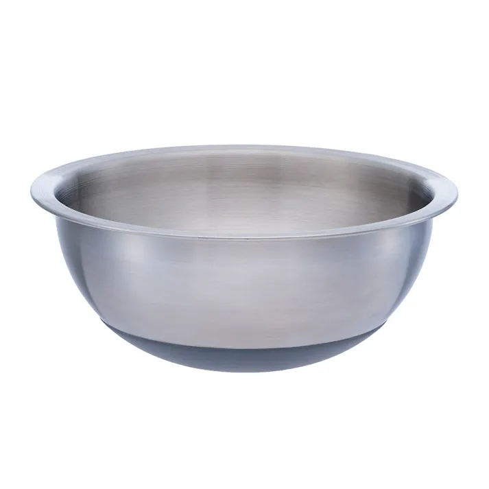 滑りにくいステンレスボウル 18cm 目盛付き