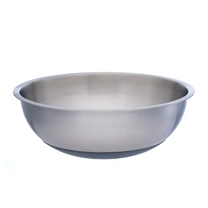 滑りにくいステンレスボウル 30cm 目盛付き