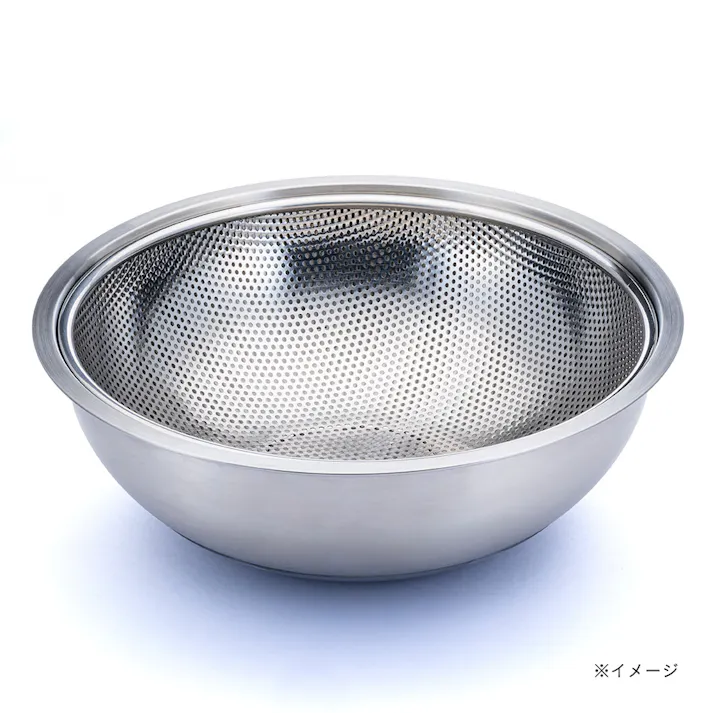 滑りにくいステンレスボウル 30cm 目盛付き