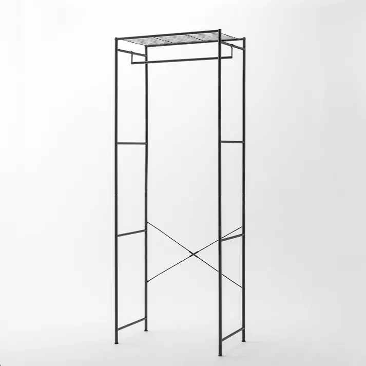 T33 チェスト上ハンガーラック ブラック