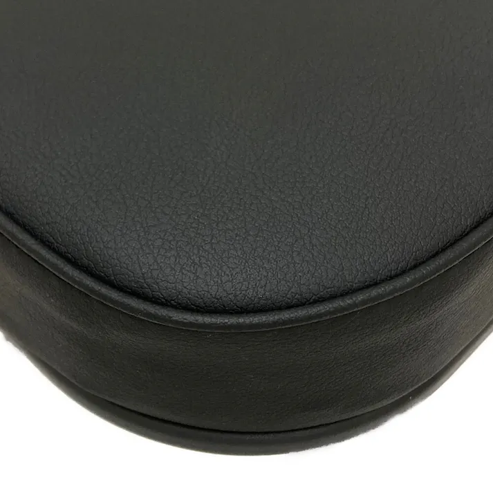 折りたたみクッションチェア ブラック