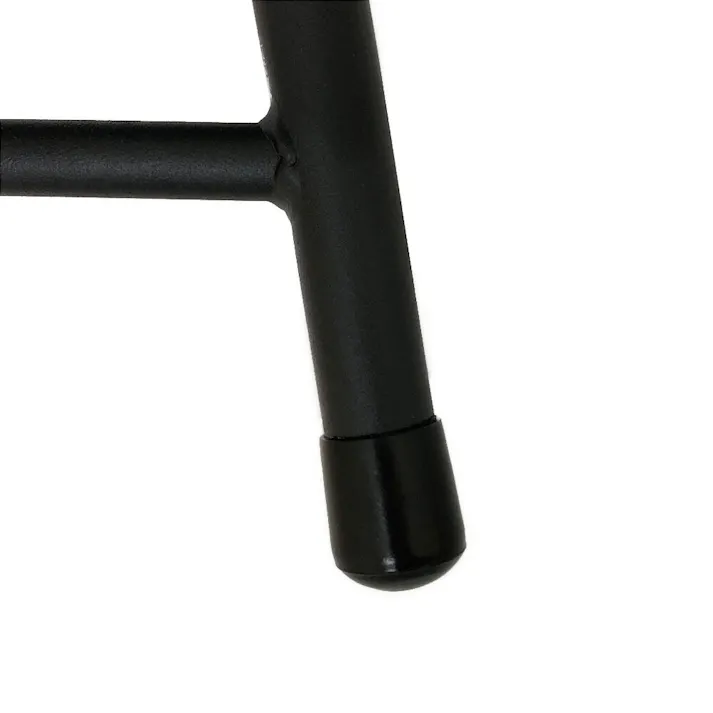 折りたたみクッションチェア ブラック