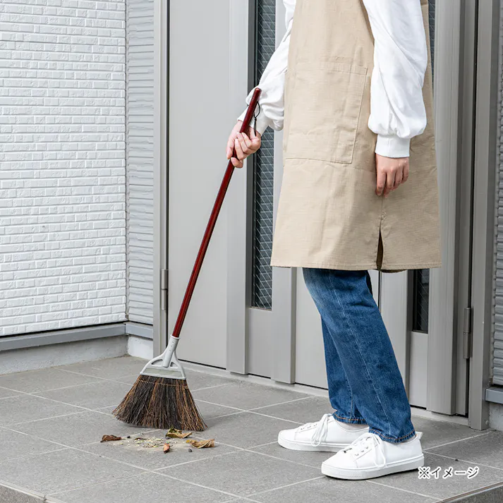 赤シダ 黒シダ混用 木柄ほうき