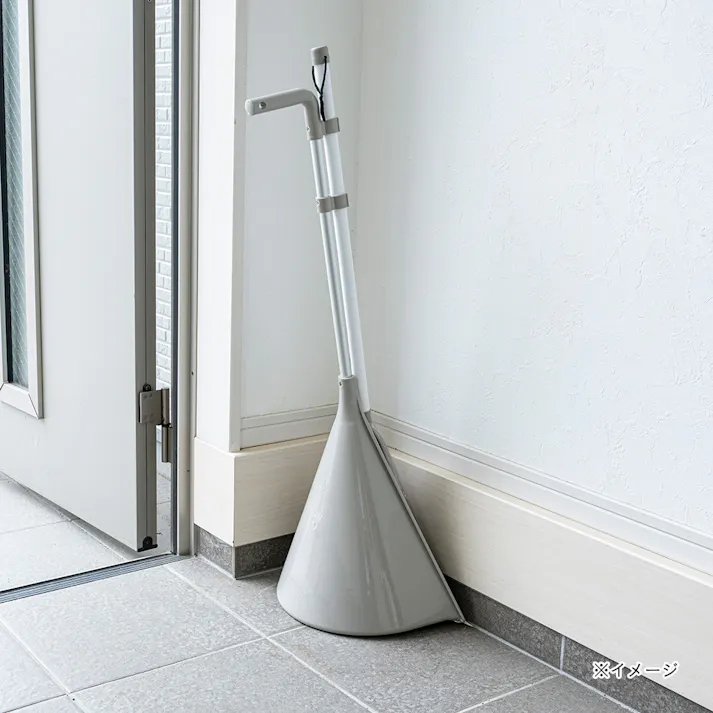 立てて置けるチリトリほうきセット