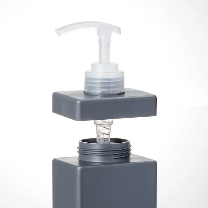 注ぎやすくヌメリにくいディスペンサー 600ml ダークグレー