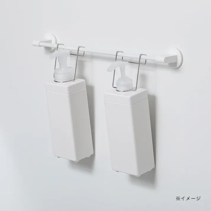 注ぎやすくヌメリにくいディスペンサー 泡タイプ 600ml ホワイト