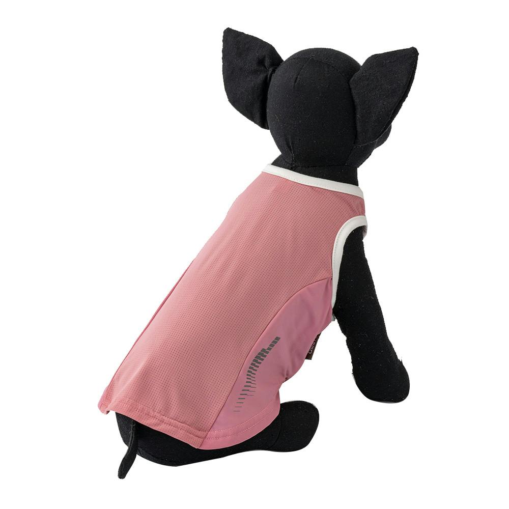 【即購入可能です。】犬服タンクトップ 送料無料】ひんやりプリントタンクトップ ピンク 3Lサイズ