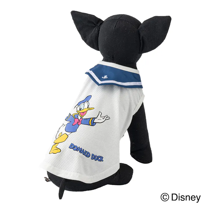 【送料無料】セーラーカットソー ドナルドダック Lサイズ ペット服(犬の服)(販売終了)