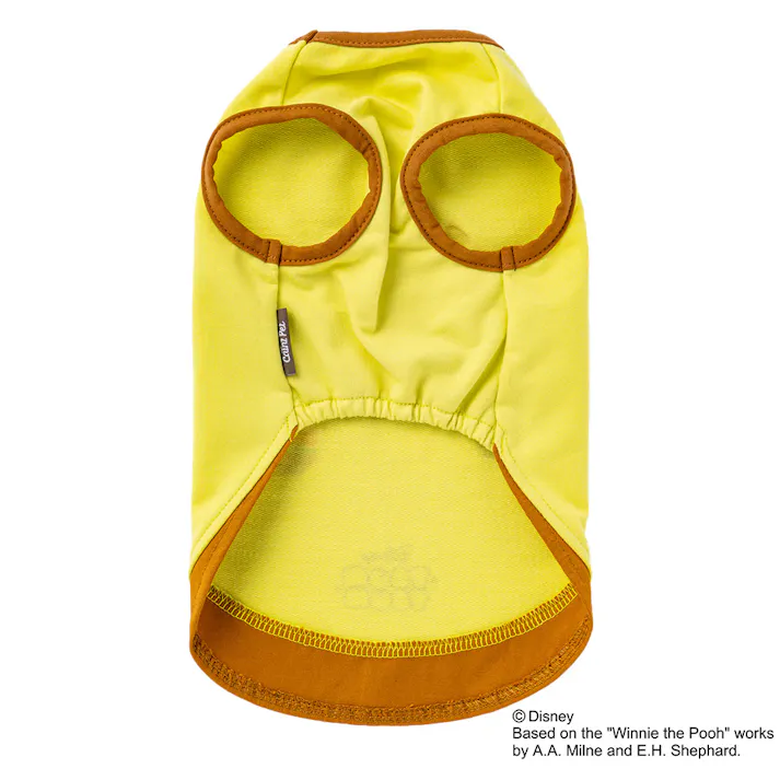 【送料無料】重ね着風カットソー くまのプーさん Lサイズ ペット服(犬の服)(販売終了)