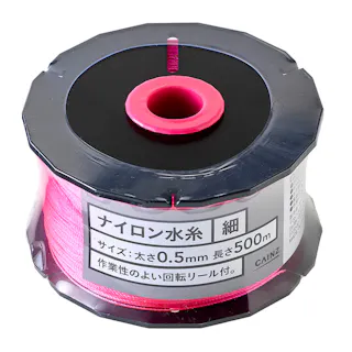 カインズ ナイロン水糸 ピンク 細 太さ0.5mm×長さ500m