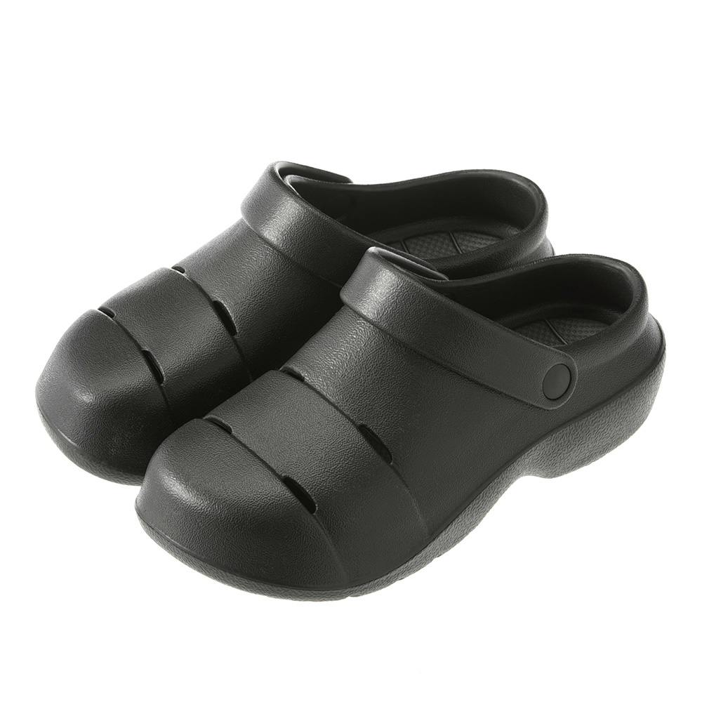 屈曲しやすいスリット入りサンダル ブラック 23cm | 靴・シューズ