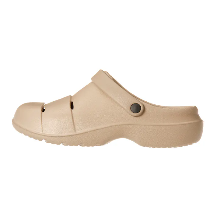 屈曲しやすいスリット入りサンダル ライトブラウン 23cm