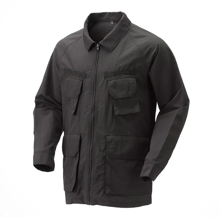 カインズ GDナイロンジッパーシャツ L ブラック