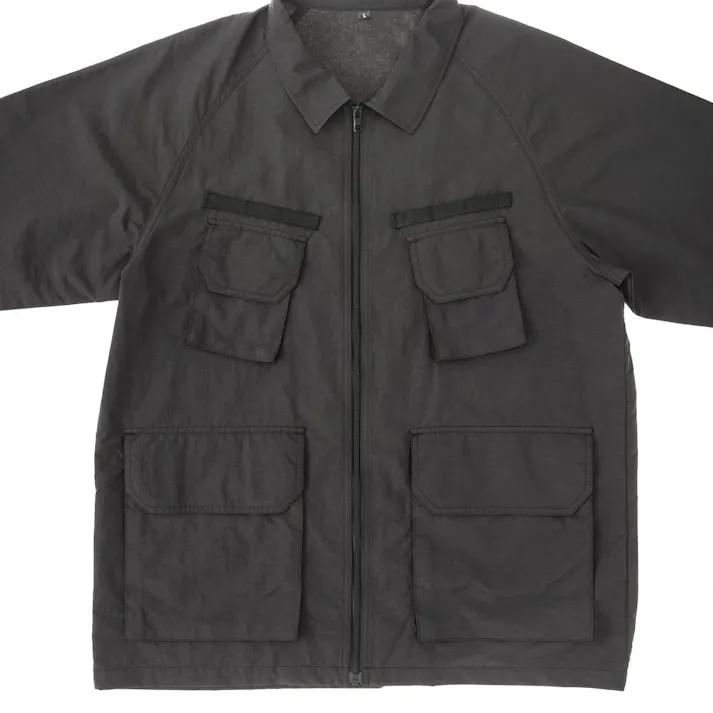 カインズ GDナイロンジッパーシャツ L ブラック
