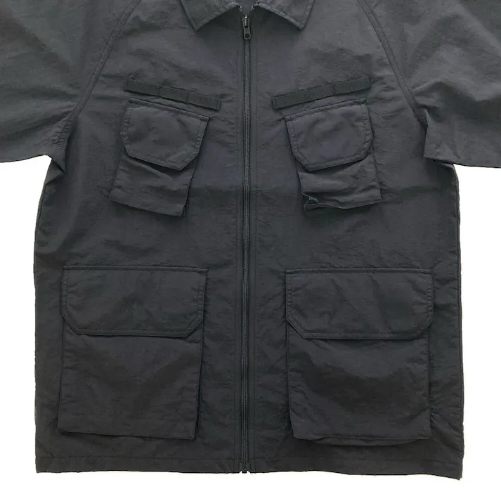 カインズ GDナイロンジッパーシャツ L ブラック