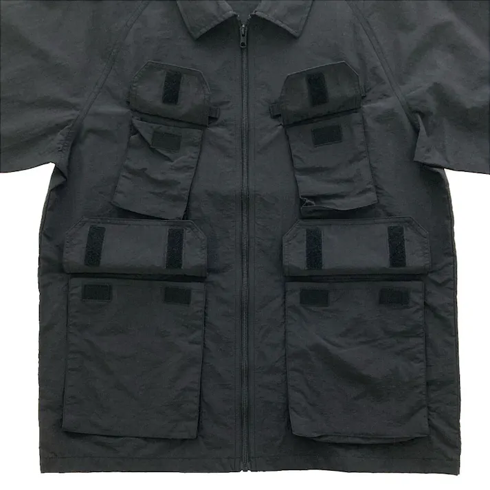 カインズ GDナイロンジッパーシャツ L ブラック