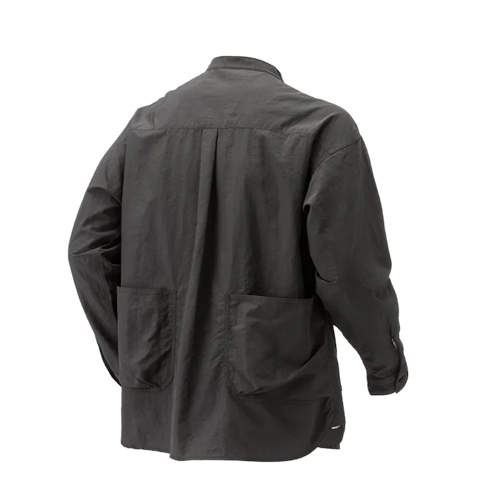 カインズ GDナイロン背面ポケットスタンドシャツ L ブラック