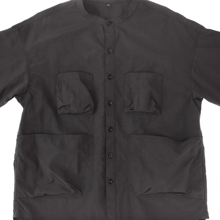 カインズ GDナイロン背面ポケットスタンドシャツ L ブラック