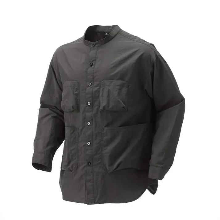 カインズ GDナイロン背面ポケットスタンドシャツ LL ブラック