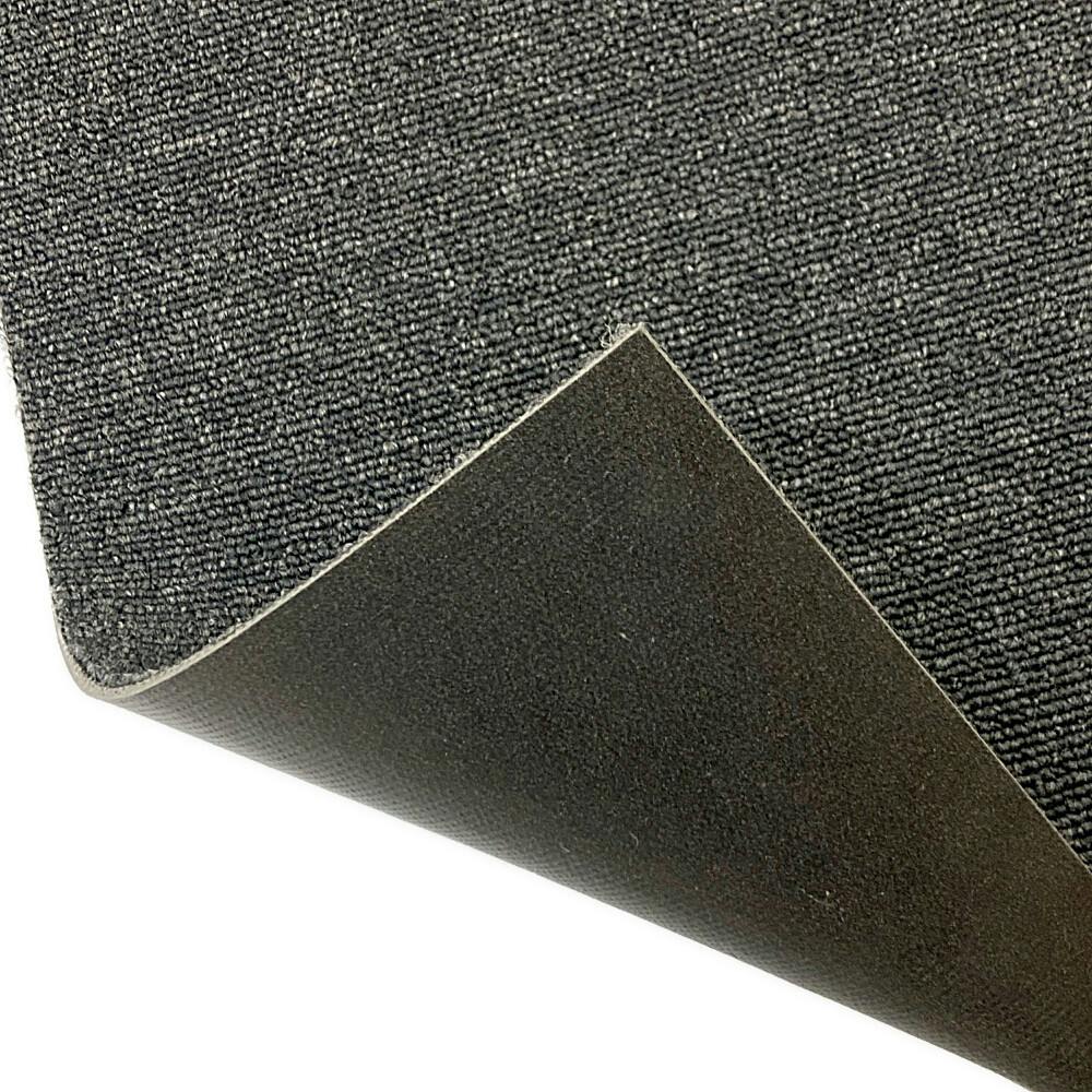 防炎タイルカーペット ダークグレー 40×40cm | ラグ・カーペット