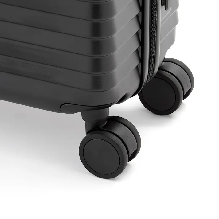 TRADDY ロックができるすぅーと転がるキャスター付きキャリーバッグ+4 30L ブラック