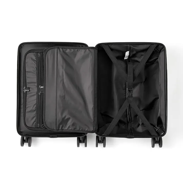 TRADDY ロックができるすぅーと転がるキャスター付きキャリーバッグ+4 30L ブラック
