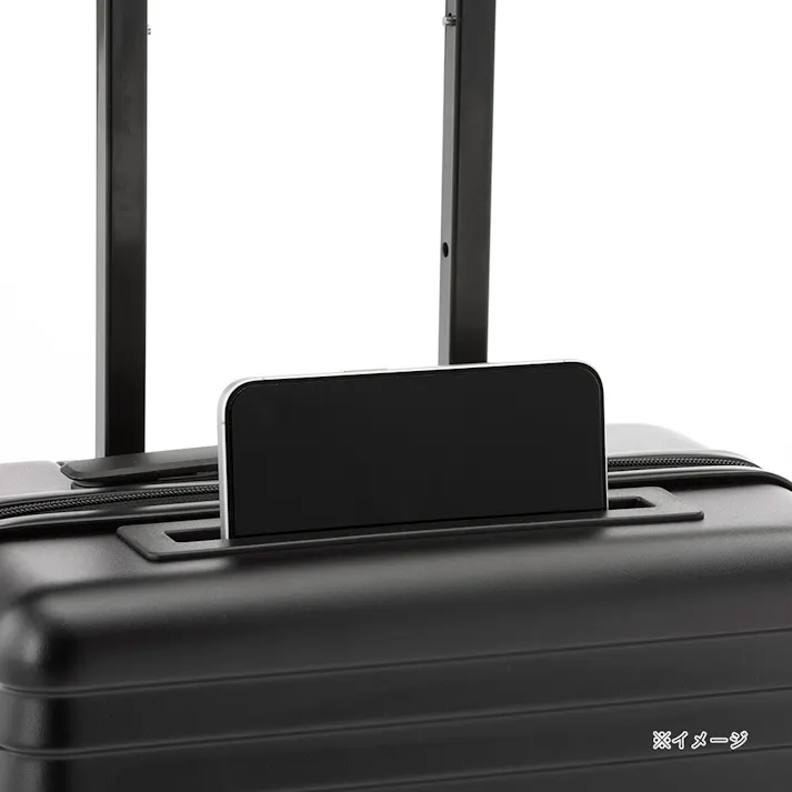 TRADDY ロックができるすぅーと転がるキャスター付きキャリーバッグ+4 30L ブラック