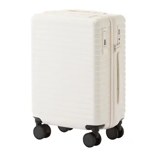 TRADDY ロックができるすぅーと転がるキャスター付きキャリーバッグ+4 30L ホワイト