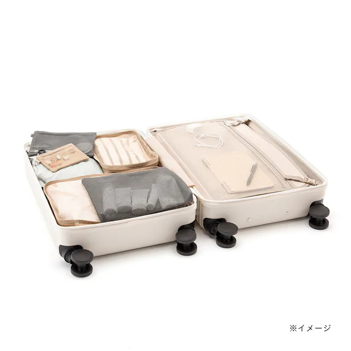 TRADDY すぅーと転がるキャスター付きキャリー 52L ホワイト