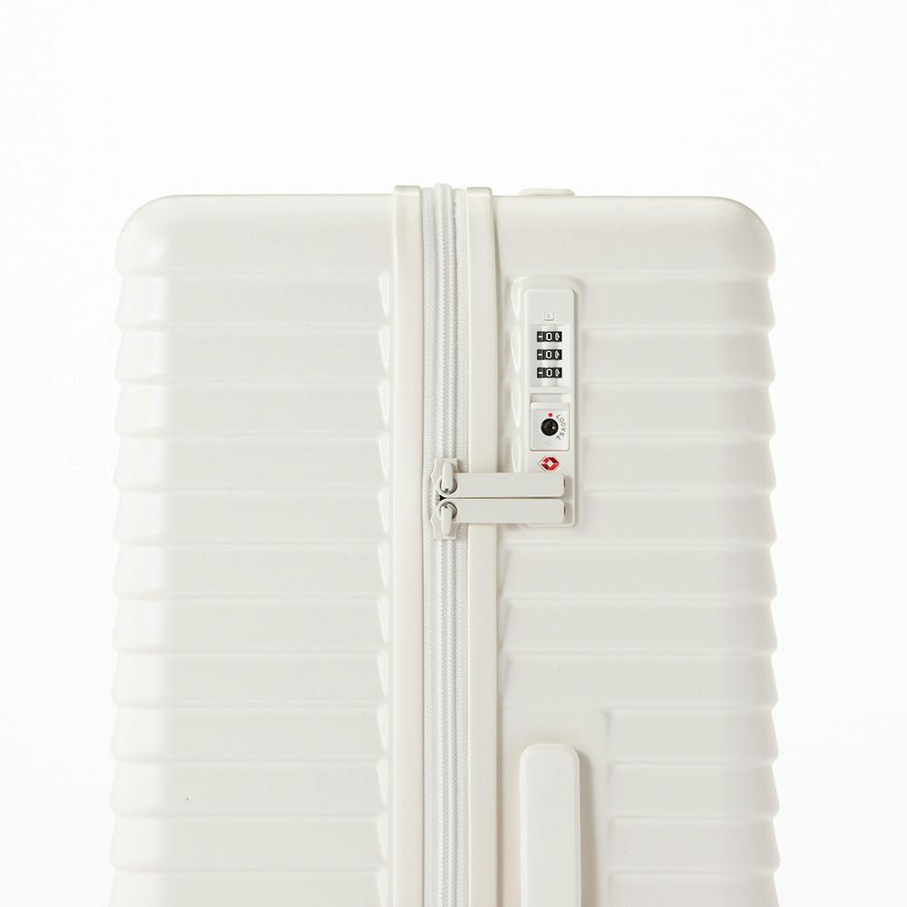 TRADDY すぅーと転がるキャスター付きキャリー 85L ホワイト | スーツ