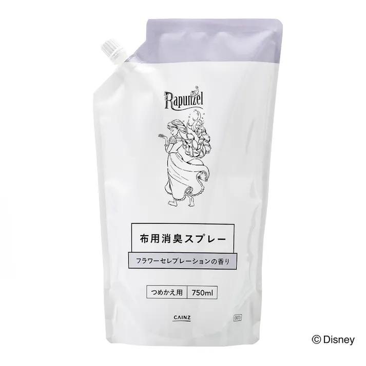 ディズニー 布用消臭スプレー ラプンツェル フラワーセレブレーションの香り 詰替 750ml
