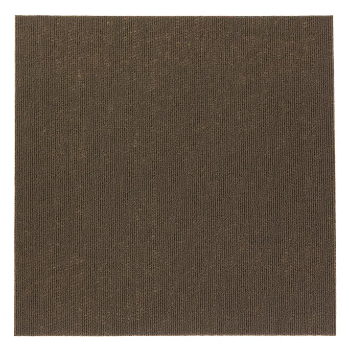 洗える大判吸着マット 4枚組 プレイン モカ 60×60cm